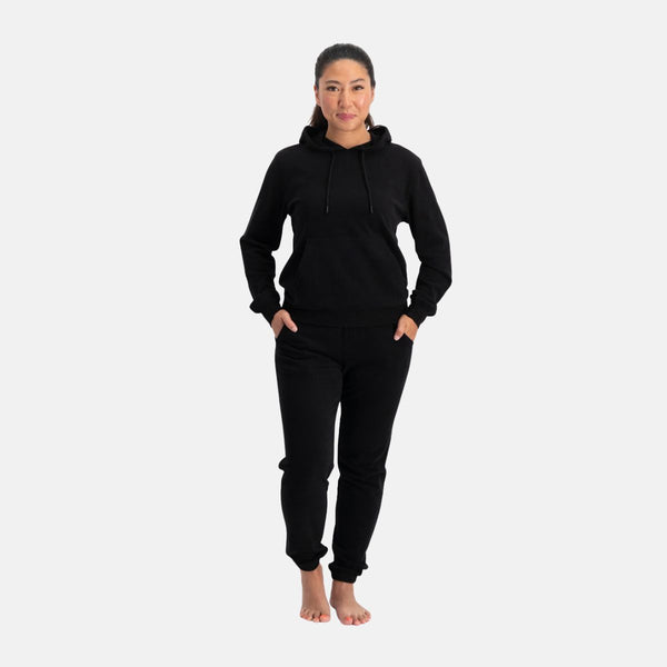 Gaby bamboo hoodie black
