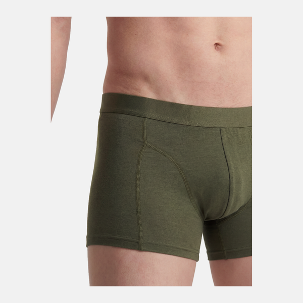 3 pak bambus underbukser i vinrød/navy/mørkegrøn fra Jack & Jones