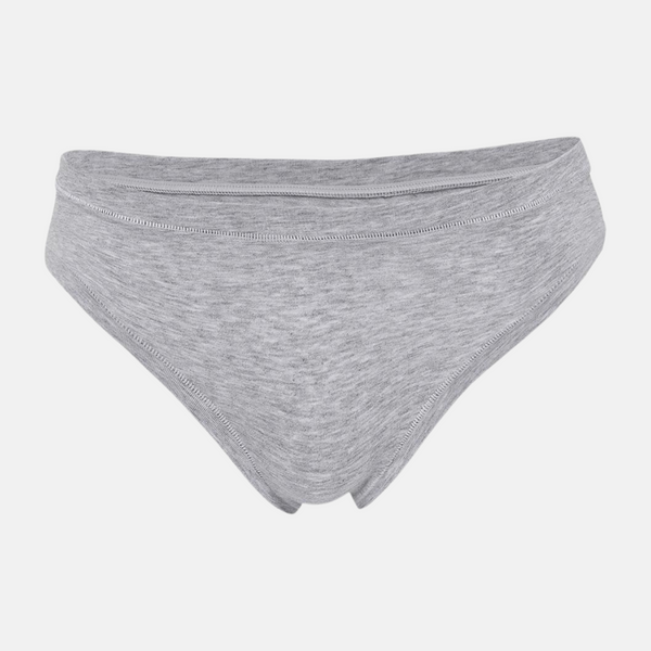 3 pack light grey bamboo g-string panties