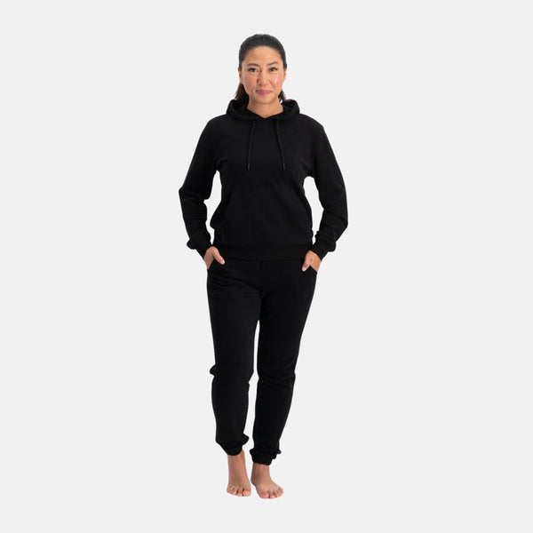 Jade bamboo sweatpants black