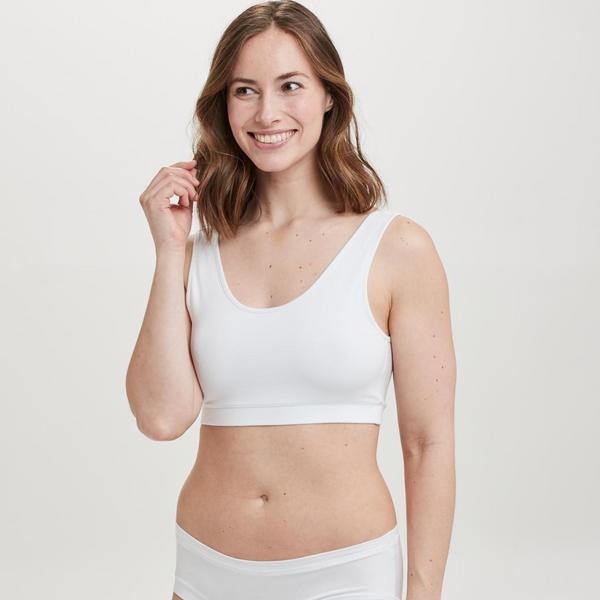 3 pack white bamboo hipster panties