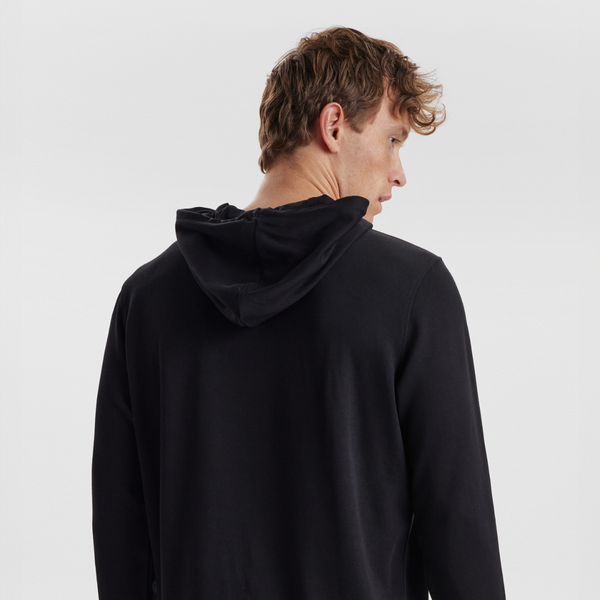 Black badge bamboo hoodie