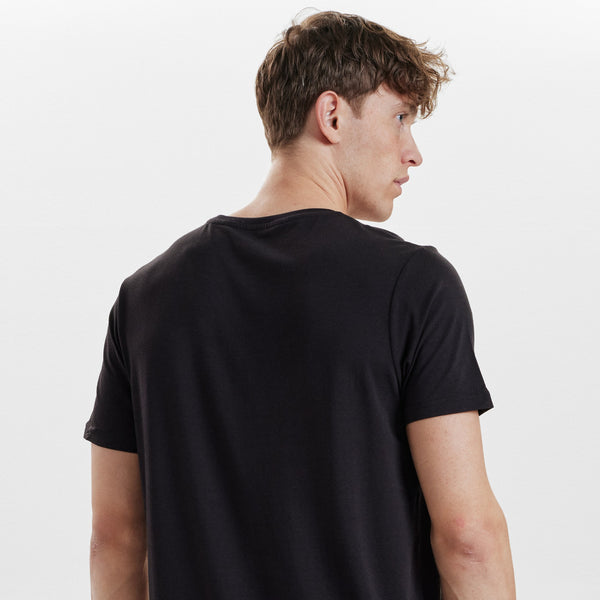 Sort bambus T-shirt fra Resteröds
