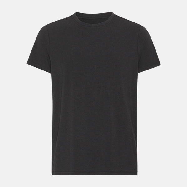 Black crew neck bamboo T-shirt