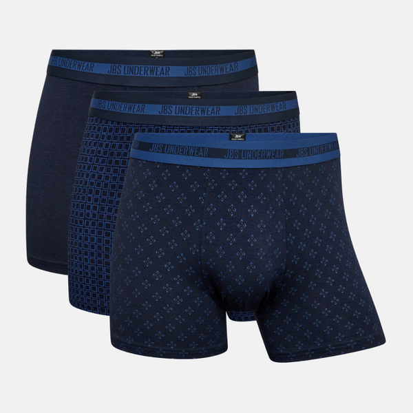 3 pairs of Navy mix bamboo underwear