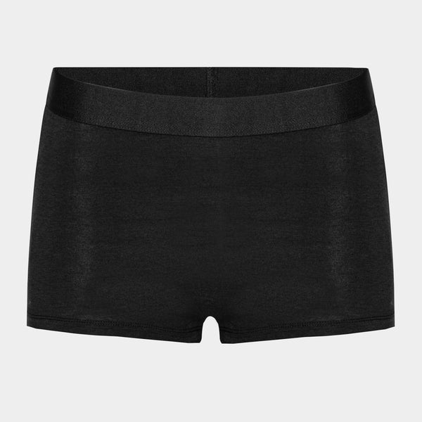 Black bamboo hotpants - 3 pack