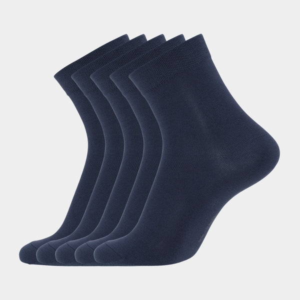 5 par navy bambus strømper ( Low cut ) 40-44 Copenhagen Bamboo