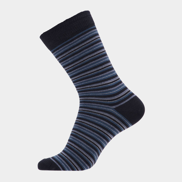 5 pairs of bamboo socks - multi stripe mix