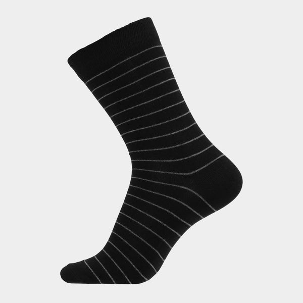 5 pairs of bamboo socks - thin stripe mix