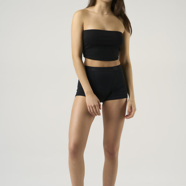 Sort menstruationstrusse Boyshort - Super
