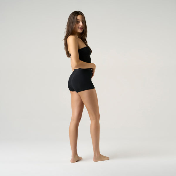 Sort menstruationstrusse Boyshort - Super