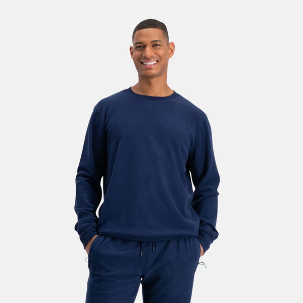 Blå bambus joggingsæt fra Bamboo Basics