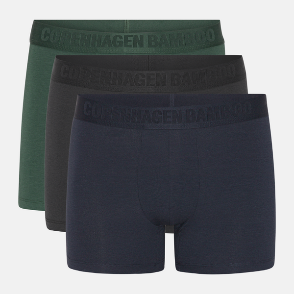 Bamboo underwear - 3 pack black-army-navy
