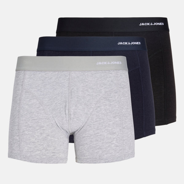 3 pack bamboo underpants in black/grey/navy
