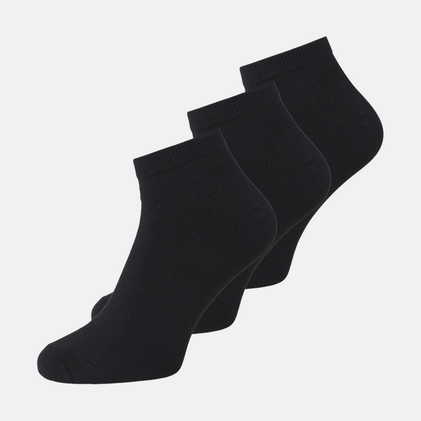 JACBASIC Bamboo ankle socks black 3 pack