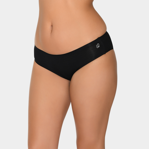 3 pack Bamboo tai panties - black-white-nude
