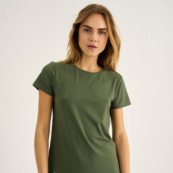 Grøn bambus T-shirt fra JBS of Denmark