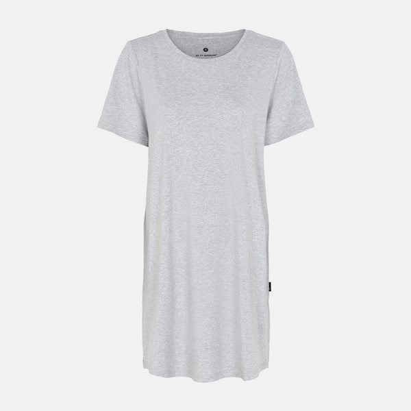Lys grå melange bambus Big shirt fra JBS of Denmark