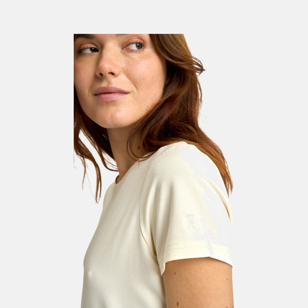 Creme bambus T-shirt