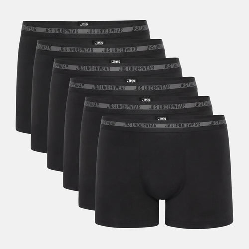 6 pack Black bamboo underpants