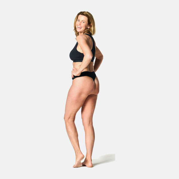 Light Bamboo Period Underwear in Black