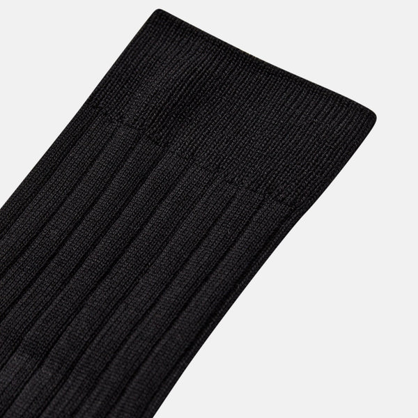 Black bamboo socks