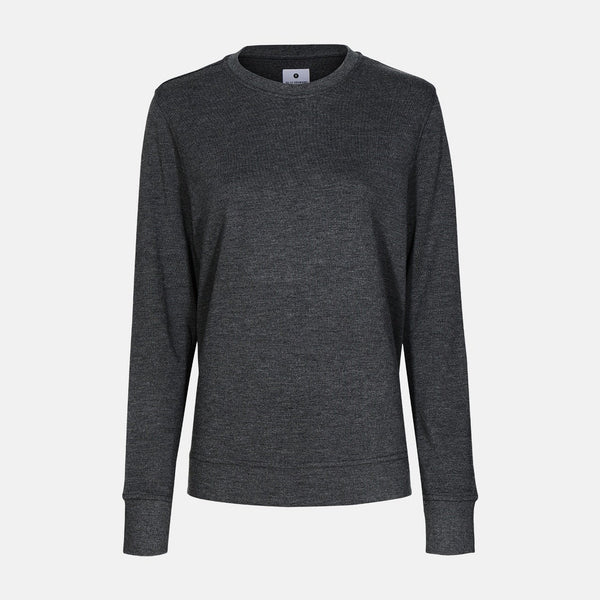 Mørk grå melange bambus sweatshirt fra JBS of Denmark