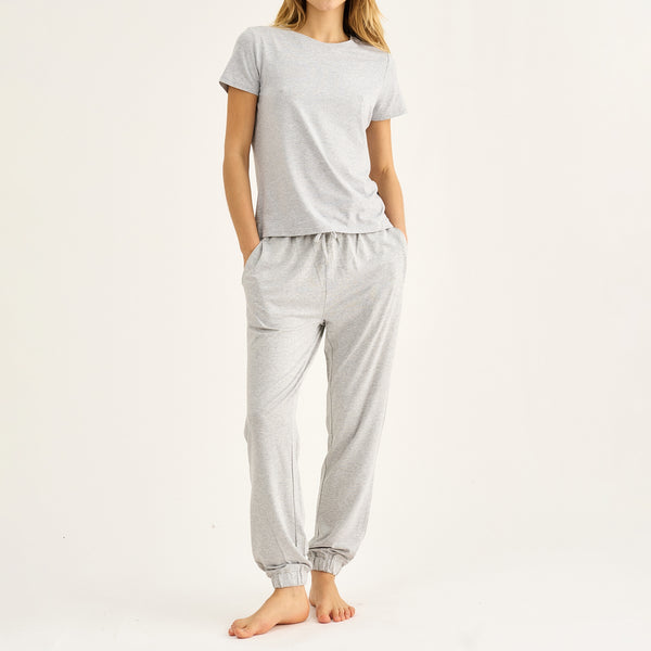 Grå bambus sweatpants fra JBS of Denmark