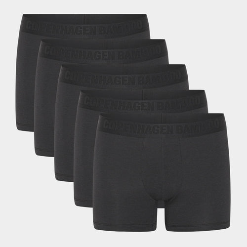 Bambus underbukser - 5 pak sort S Copenhagen Bamboo