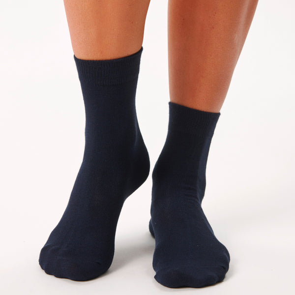 5 par bambus strømper i mauve og stribe mix    Copenhagen Bamboo