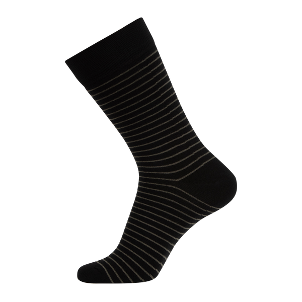 7 par stribet bambus strømper    JBS