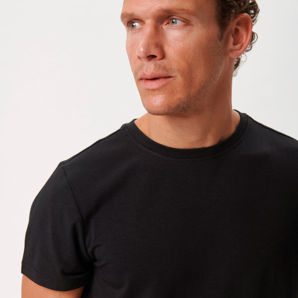Sort crew neck bambus T-shirt    Copenhagen Bamboo