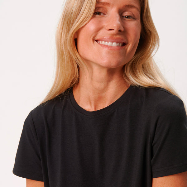 Sort kortærmet bambus T-shirt    Copenhagen Bamboo