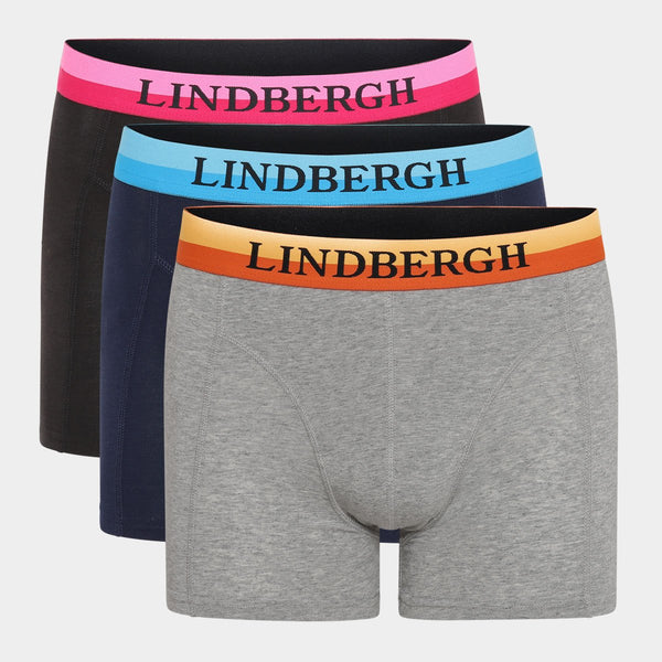 3 par bambus underbukser med stribet elastik XXL Lindbergh