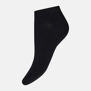 10 pak sort bambus sneakerstrømper   Decoy