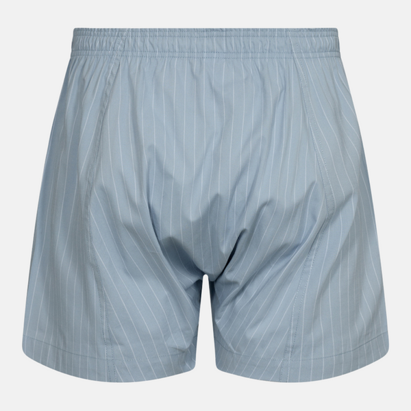 2-pack light blue bamboo poplin boxer shorts