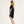 Black bamboo T-shirt dress