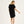 Black bamboo T-shirt dress