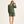 Green long sleeve bamboo nightshirt