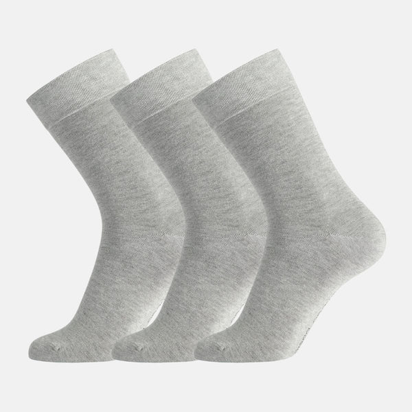 Beau bamboo socks - light grey 3 pack