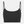 Black bamboo bra top with thin straps - 2 pack