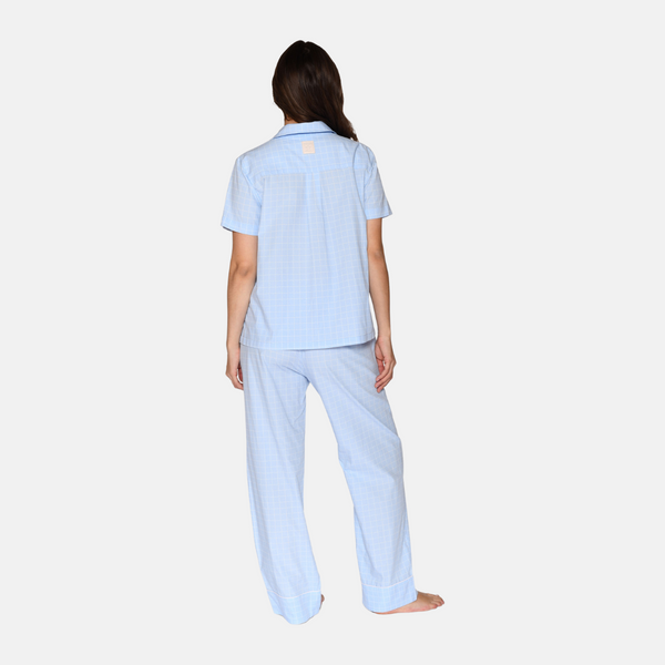Nicola bamboo night pants - light blue