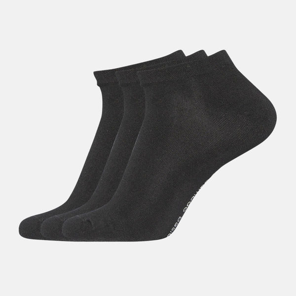 Dani bamboo ankle socks - black 3 pack