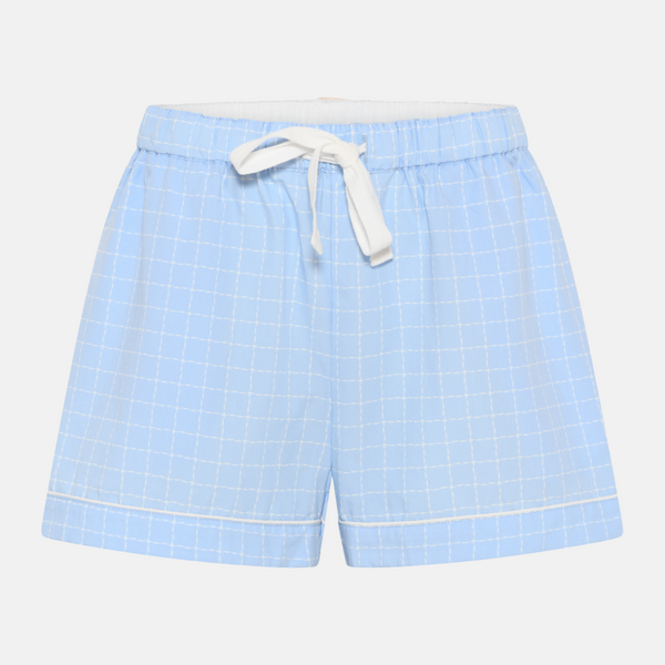 Katrina bamboo night shorts - light blue