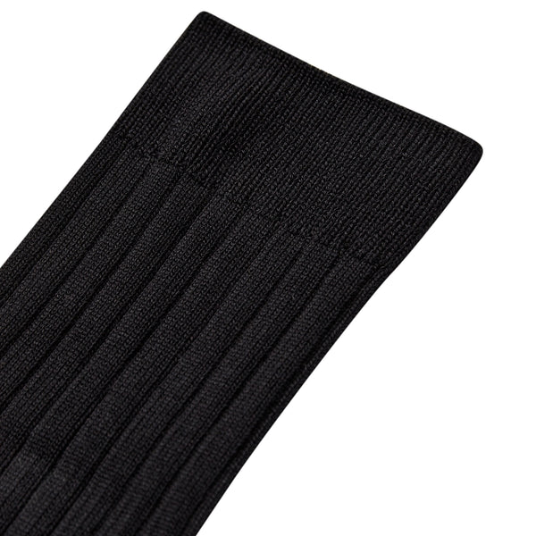 Black bamboo socks