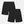 Kay bamboo boxer shorts - Black 2 pack