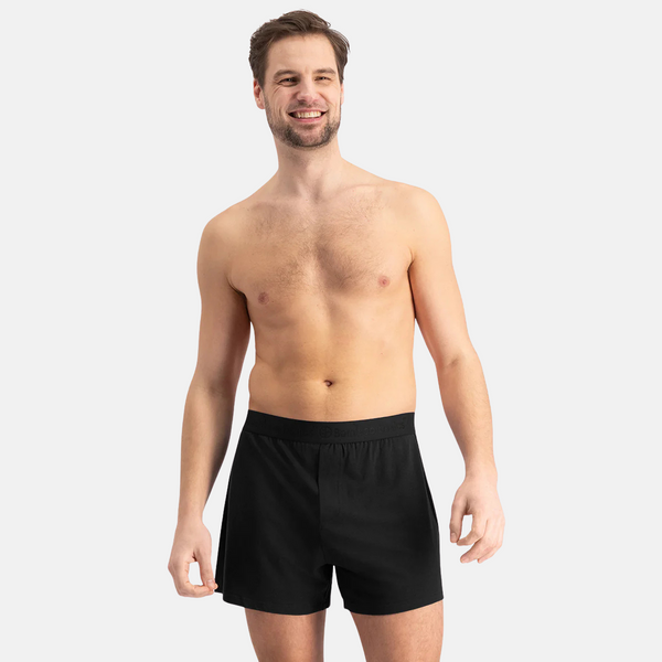Kay bamboo boxer shorts - Black 2 pack