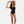 Black bamboo bodystocking with thin straps