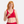 Fleur bamboo padded non-wired bra - red