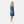 Maia bamboo nightgown with narrow straps - dusty blue